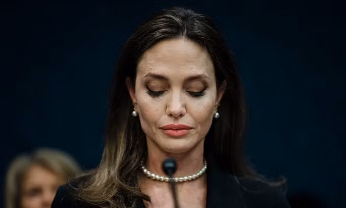 Angelina Jolie tố cáo Brad Pitt bạo hành các con trong chuyến bay năm 2016. Ảnh: Los Angeles Times