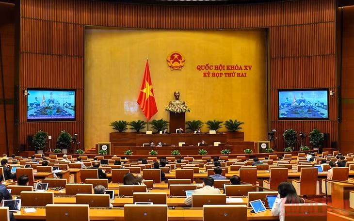 Phiên họp ngày 28/10, Kỳ họp thứ hai, Quốc hội khóa XV. (Ảnh: LINH NGUYÊN)