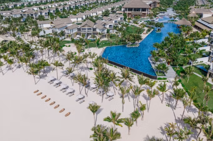 Khu nghỉ dưỡng New World Phu Quoc Resort mới khai trương của Sun Group. Ảnh: Sun Group
