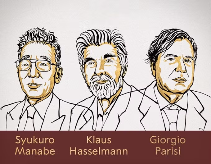 Ba nhà khoa học nhận giải Nobel Vật lý 2021 ảnh 1 Ba nhà khoa học nhận giải Nobel Vật lý 2021 ảnh 1