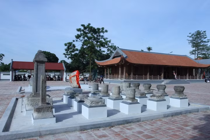 Nhà lưu niệm Chiến khu Đông Triều nằm trong quần thể khu di tích Địa điểm lịch sử Trung tâm chiến khu Đông Triều – chùa Bắc Mã, mới được xây dựng. Ảnh: Phạm Học.