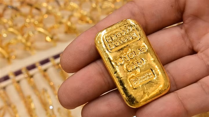 Giá vàng vượt ngưỡng 1.800 USD/ounce. (Ảnh: Getty Image)