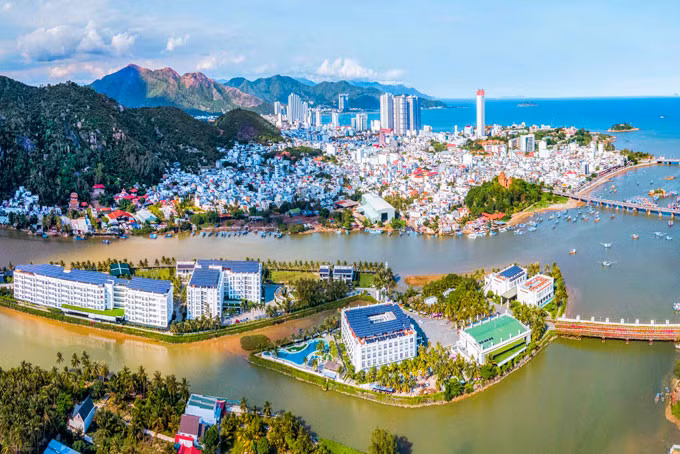 Khu du lịch Champa Island Nha Trang đã triển khai mô hình du lịch an toàn. Ảnh: Báo Khánh Hòa