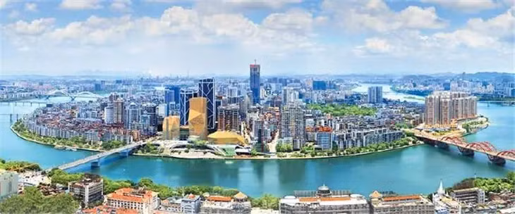 Thành phố Liễu Châu, Quảng Tây, Trung Quốc.