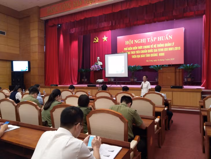 Sở KH&amp;CN tổ chức tập huấn chuyên đề cho đội ngũ cán bộ ISO sở, ngành, địa phương, tháng 7/2020.