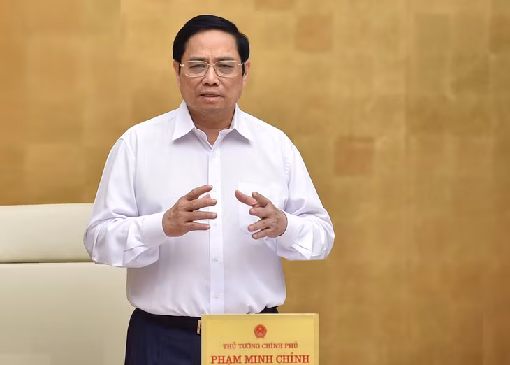 Thủ tướng Phạm Minh Chính nêu rõ việc phục hồi, mở cửa kinh tế phụ thuộc rất lớn vào phòng, chống dịch. Ảnh: VGP/Nhật Bắc Thủ tướng Phạm Minh Chính nêu rõ việc phục hồi, mở cửa kinh tế phụ thuộc rất lớn vào phòng, chống dịch. Ảnh: VGP/Nhật Bắc