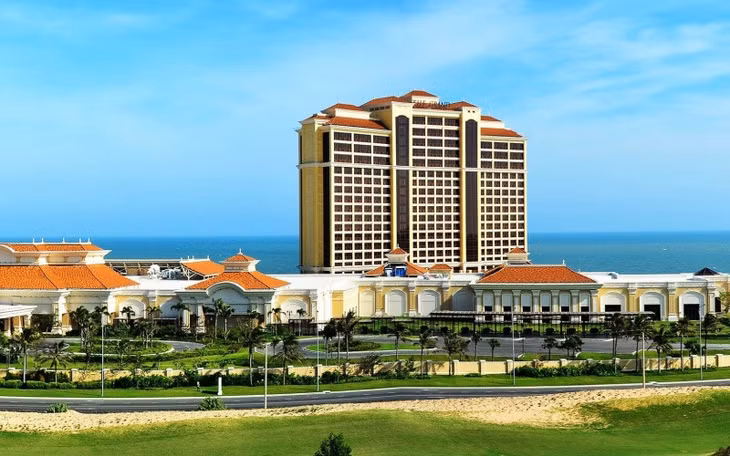 Khu du lịch The Grand Hồ Tràm Resort &amp; Casino, một trong 4 cơ sở du lịch được tỉnh Bà Rịa- Vũng Tàu chọn thí điểm đón khách du lịch sau dịch Covid-19.