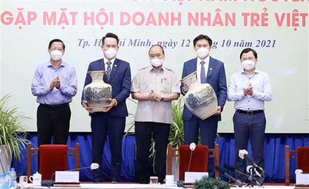 Chu tich nuoc: Doanh nghiep can co niem tin, kien nhan trong hanh dong hinh anh 2