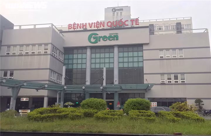 Bệnh viện quốc tế Green (Hải Phòng) nơi xảy ra sự việc.