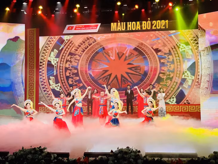 Chương trình có các ca khúc khơi gợi cảm hứng cống hiến của thế hệ trẻ Việt Nam và niềm tự hào dân tộc Ảnh: Phương Thanh