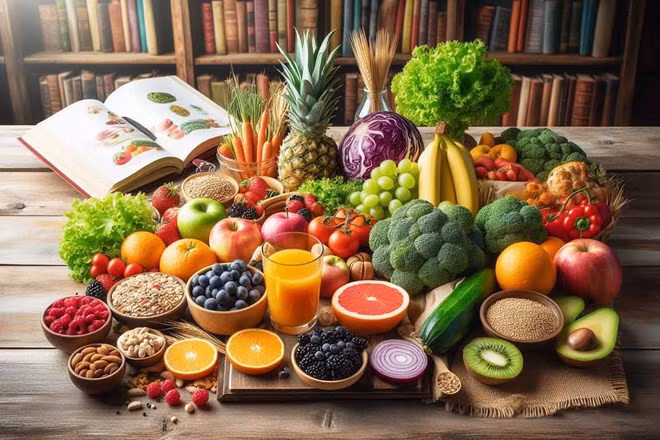 Người bị rối loạn tự miễn có thể kiểm soát bệnh bằng chế độ ăn uống phù hợp. Ảnh - AI: Hữu Vũ
