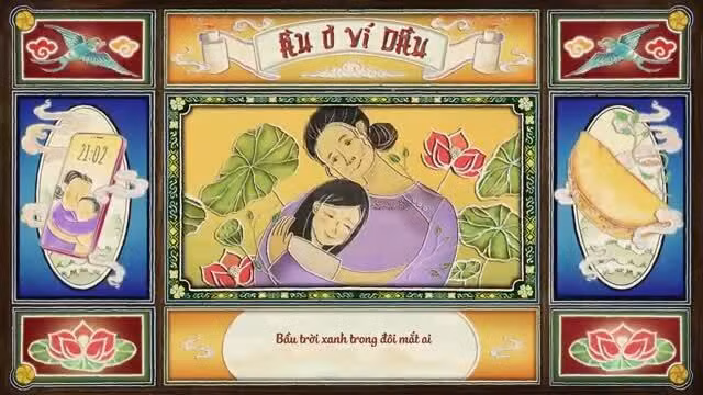 Ca khúc "Ầu ơ ví dầu" (Chí Tâm sáng tác, Bùi Công Nam hát). Video: YouTube Huỳnh Lập Official