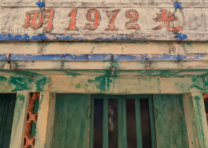 Một ngôi nhà được xây từ năm 1972. Ảnh: Trần Hoàng Vân Hùng
