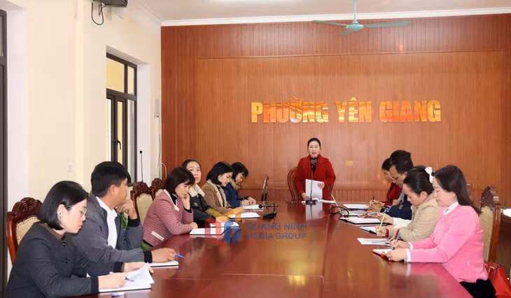 Đảng bộ phường Yên Giag triển khai nhiệm vụ công tác chuẩn bị đại hội Đảng bộ phường.