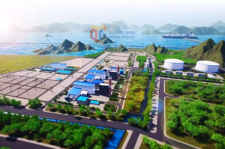 Phối cảnh Dự án Nhà máy điện khí LNG Quảng Ninh.