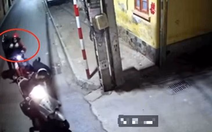 Khu vực hiện trường vụ án. Ảnh: Cắt từ clip