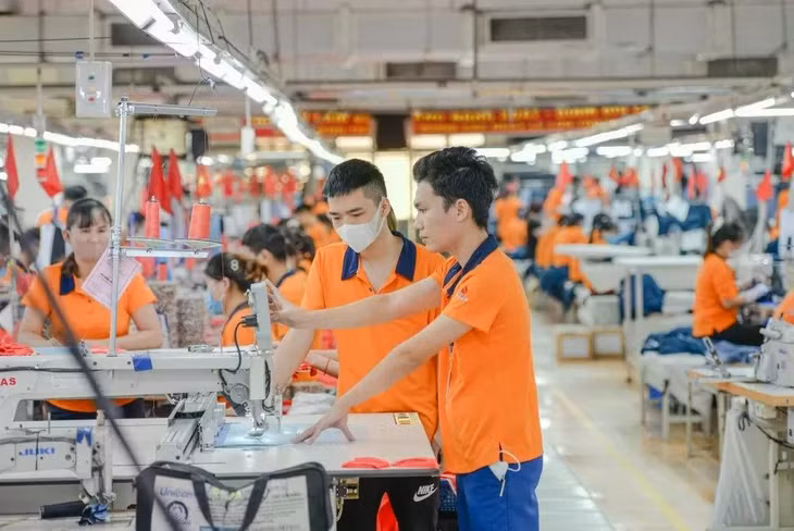 Hàng dệt may xuất khẩu trong tháng 01/2025 đạt 3,19 tỷ USD. Ảnh: BĐTCP
