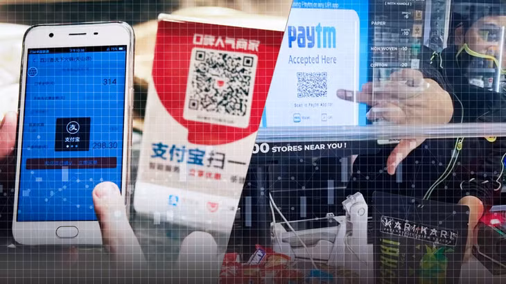 Tiền mặt bị thất thế trước thanh toán số tại châu Á. Ảnh: Nikkei