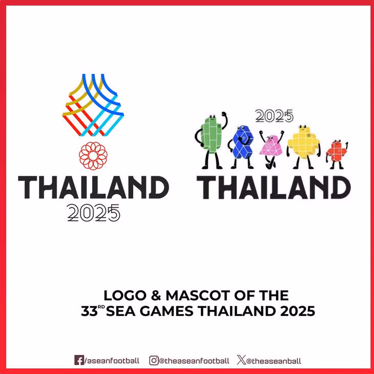Chủ nhà Thái Lan đã công bố logo và linh vật chính thức của SEA Games lần thứ 33 - Ảnh: ASEAN Football