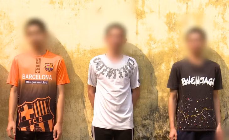 (Từ trái qua phải) Kha, Thái và Duy Anh
