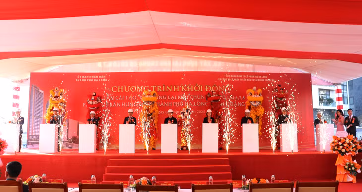 Lễ khởi động Dự án cải tạo, xây dựng lại khu chung cư cũ lô 6, 7, 8 phường Trần Hưng Đạo (TP Hạ Long).