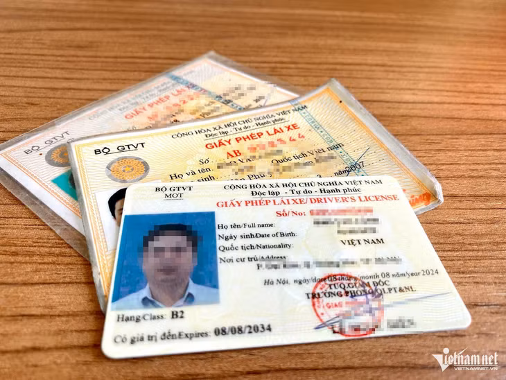 Tài xế được đổi bằng lái hạng B1, B2 cũ sang B, C1. Ảnh: Tư liệu