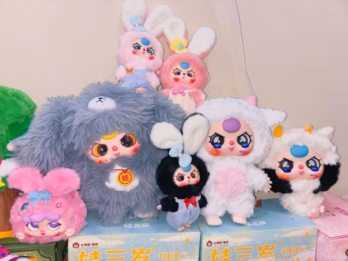Một phần bộ sưu tập Baby Three của Tiến Lợi tại nhà. Ảnh: Nhân vật cung cấp