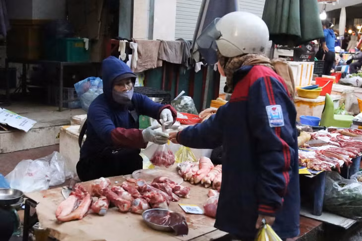 Giá thịt lợn đã trở lại ổn định sau Tết.