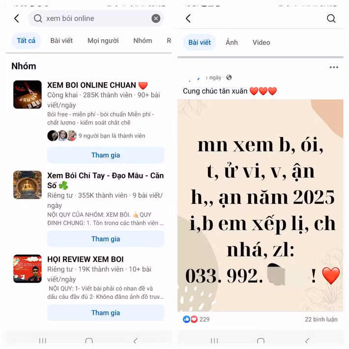 Cẩn trọng với hoạt động xem bói, giải hạn dịp đầu năm.