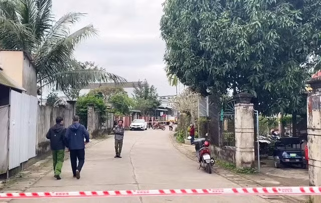 Công an phong tỏa hiện trường