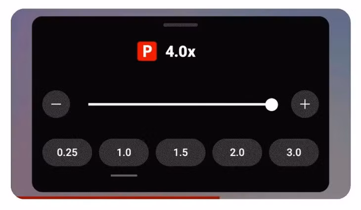 Tính năng phát video 4x được thử nghiệm trên tài khoản YouTube Premium. Ảnh: 9to5Google