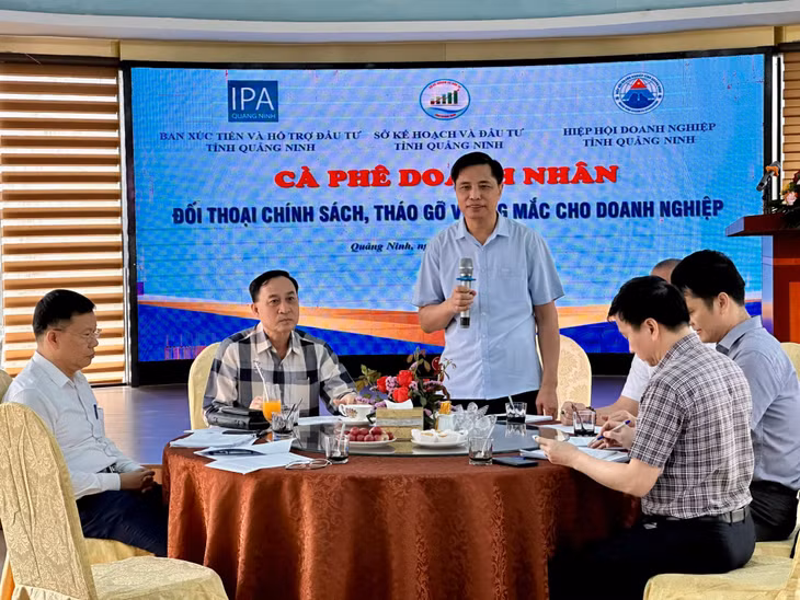 Sở KH&amp;ĐT, IPA Quảng Ninh phối hợp với Hiệp hội Doanh nghiệp tỉnh tổ chức chương trình "Cafe doanh nhân".
