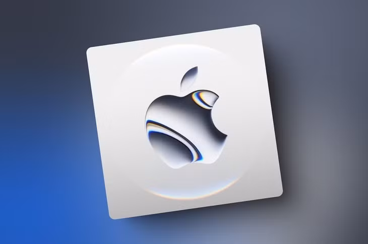 Logo Apple màu bạc trong bài viết của Tim Cook. Ảnh: MacRumors.