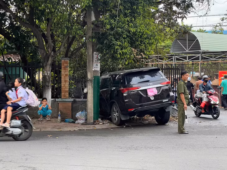 Hiện trường vụ tai nạn.