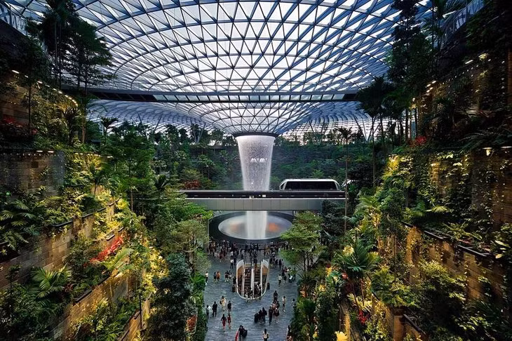 Sân bay Changi, Singapore. (Ảnh: CTV)