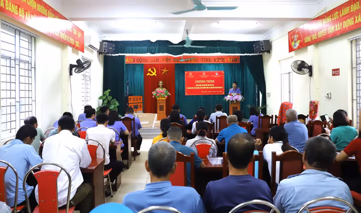 Quang cảnh buổi tuyên truyền.
