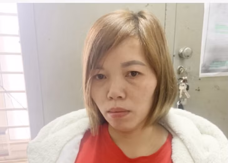 Đối tượng Trần Thị Thắng tại Cơ quan Công an.