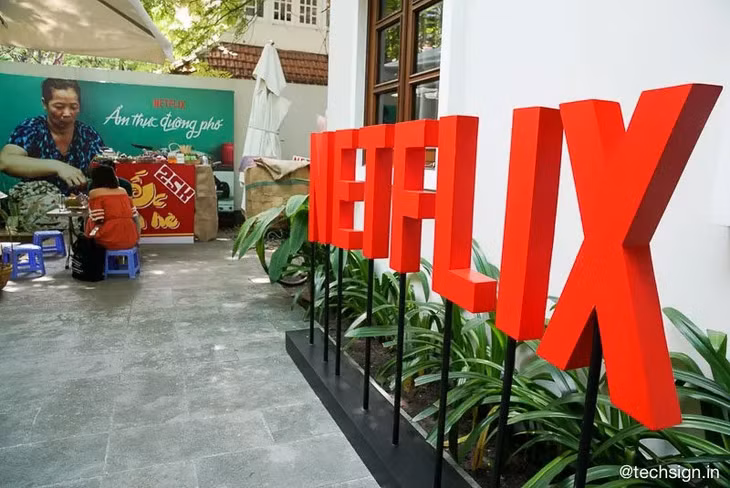 Netflix ra mắt giao diện tiếng Việt tại một sự kiện ở Việt Nam năm 2019. Nguồn ảnh: techsignin.com