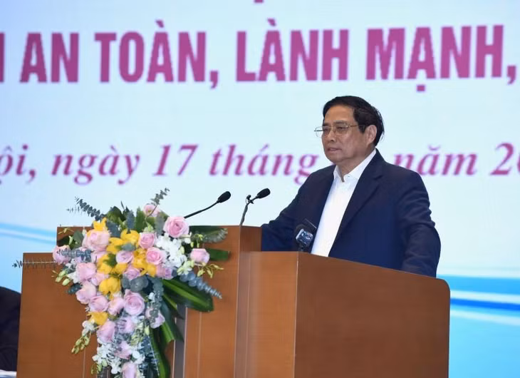 Thủ tướng Phạm Minh Chính phát biểu chỉ đạo hội nghị.