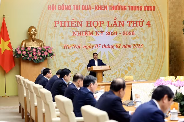 Thủ tướng yêu cầu tập trung lãnh đạo, chỉ đạo, hướng dẫn, đôn đốc, kiểm tra các cấp, các ngành, các địa phương phát động, tổ chức triển khai các phong trào thi đua ngay từ những tháng đầu năm - Ảnh: VGP/Nhật Bắc