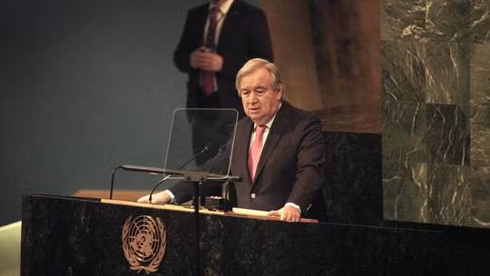 Tổng thư ký LHQ Antonio Guterres. Ảnh: RT