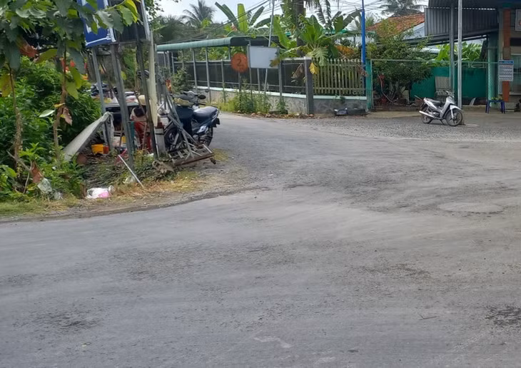 Hiện trường nơi nạn nhân bị đuổi đánh.