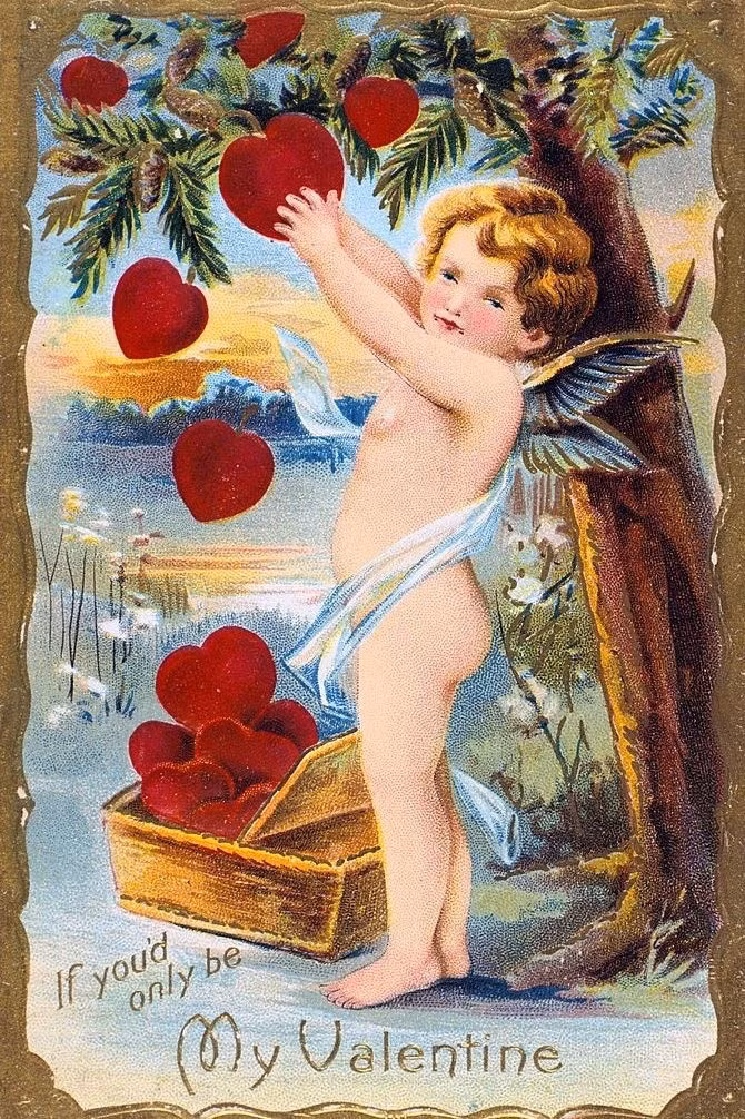 Thần Cupid là một trong những vị thần không thể thiếu dịp Valentine.