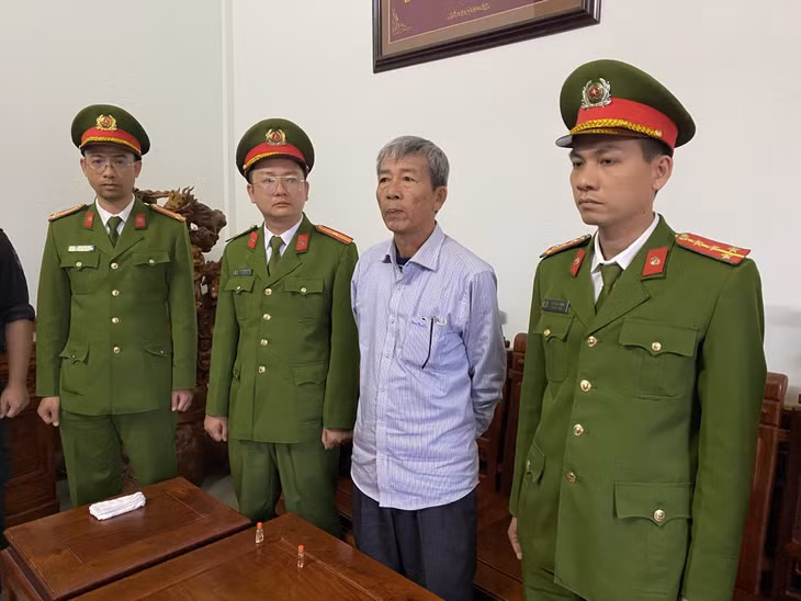 Một trong các đối tượng tham ô tài sản. Ảnh: Công an cung cấp.