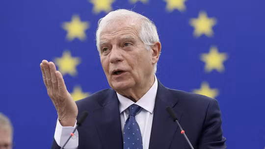 Ông Josep Borrell phát biểu trong một phiên họp của Nghị viện châu Âu ở Strasbourg, Pháp, ngày 15/2/2023. Ảnh: AP