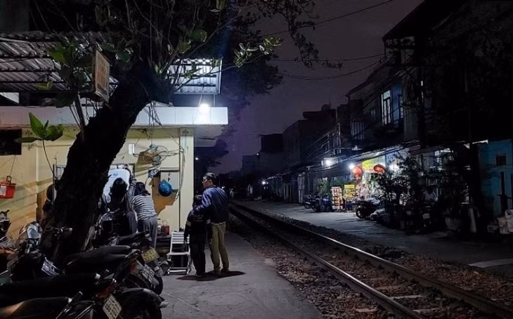 Gác chắn nơi xảy ra vụ việc.
