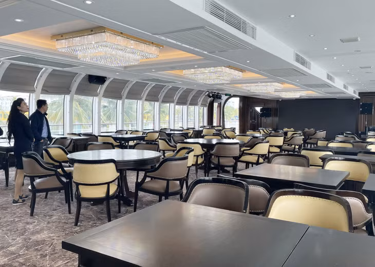 Tàu nhà hàng Paradise Delight dự kiến đưa vào hoạt động trong tháng 3/2023.