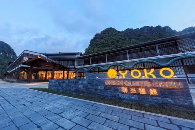 Yoko Onsen Quang Hanh - Khu nghỉ dưỡng suối khoáng nóng cao cấp chuẩn Nhật Bản đã trở thành sản phẩm du lịch độc đáo thu hút đông đảo du khách đến với TP Cẩm Phả.