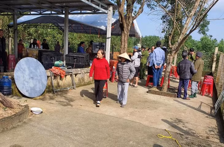 Nơi xảy ra vụ việc trung úy Thành bị đánh. Ảnh: Công an cung cấp