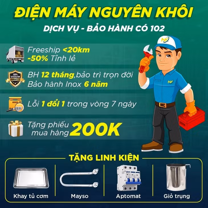 Nguyên Khôi có rất nhiều chương trình ưu đãi hấp dẫn cho khách hàng.
